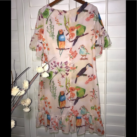 🦋💐Beautiful Beautiful Peach w/ Multi Print 💐🦋 - Picture 2 of 8